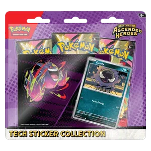 Pokémon TCG: Ascended Heroes Gastly Tech Sticker Collection