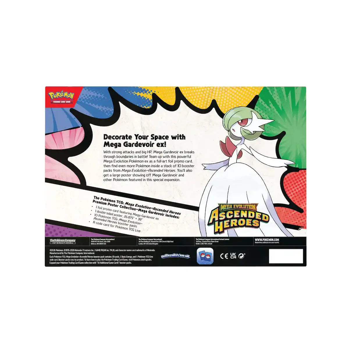 Pokémon – Mega Evolution: Ascended Heroes – Premium Poster Collection – Mega Gardevoir