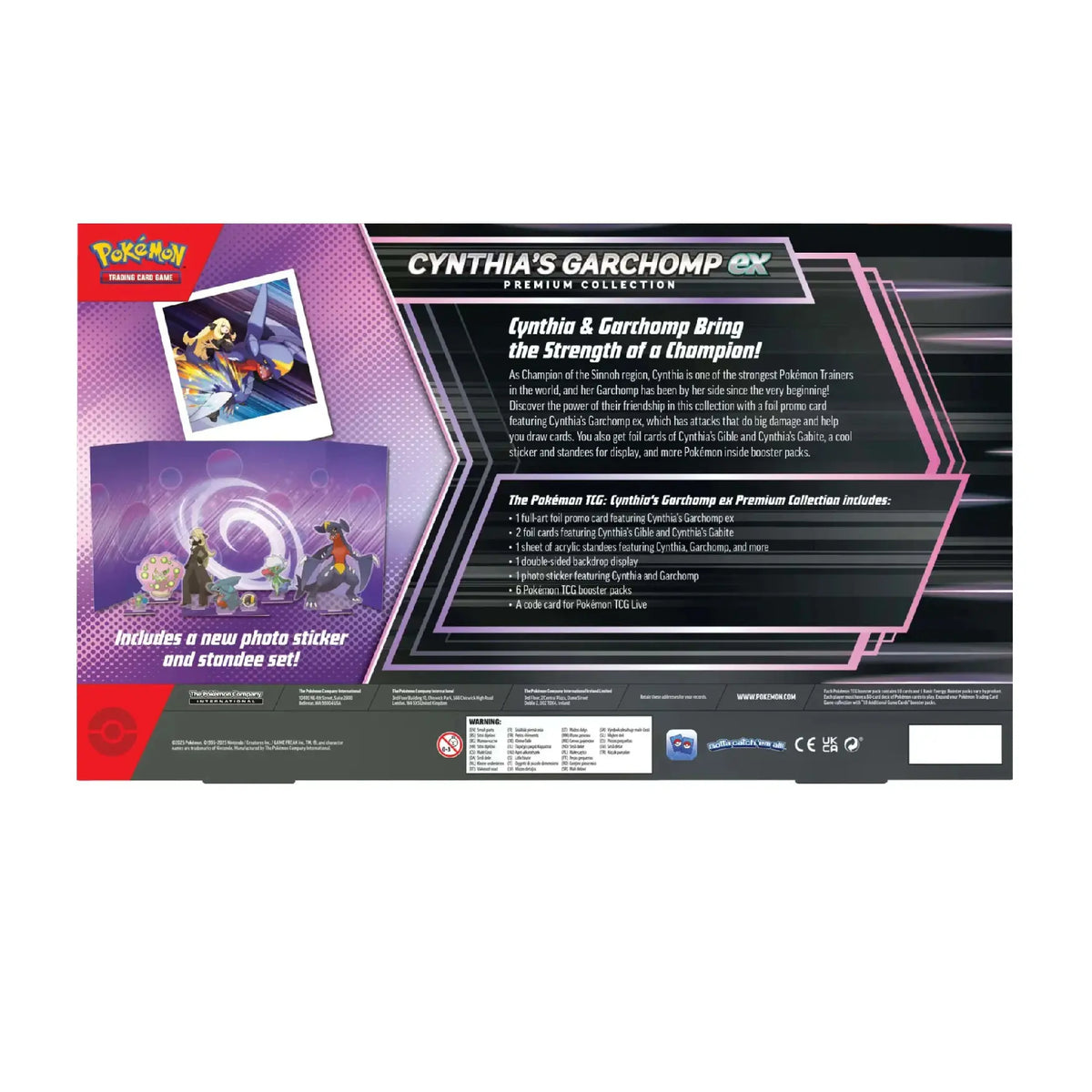 Pokemon Cynthia’s Garchomp EX Premium Collection
