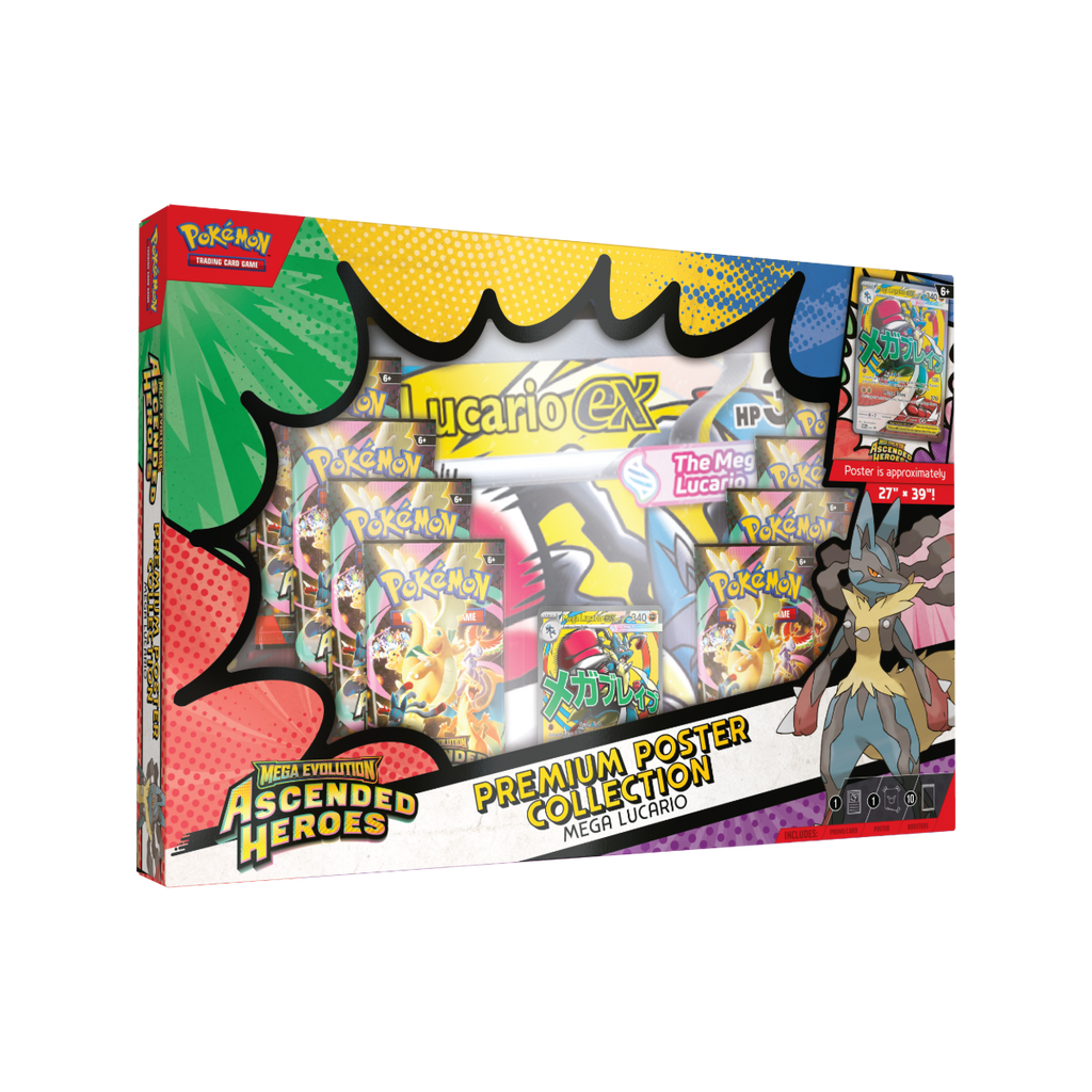 Pokémon – Mega Evolution: Ascended Heroes – Premium Poster Collection – Mega Lucario