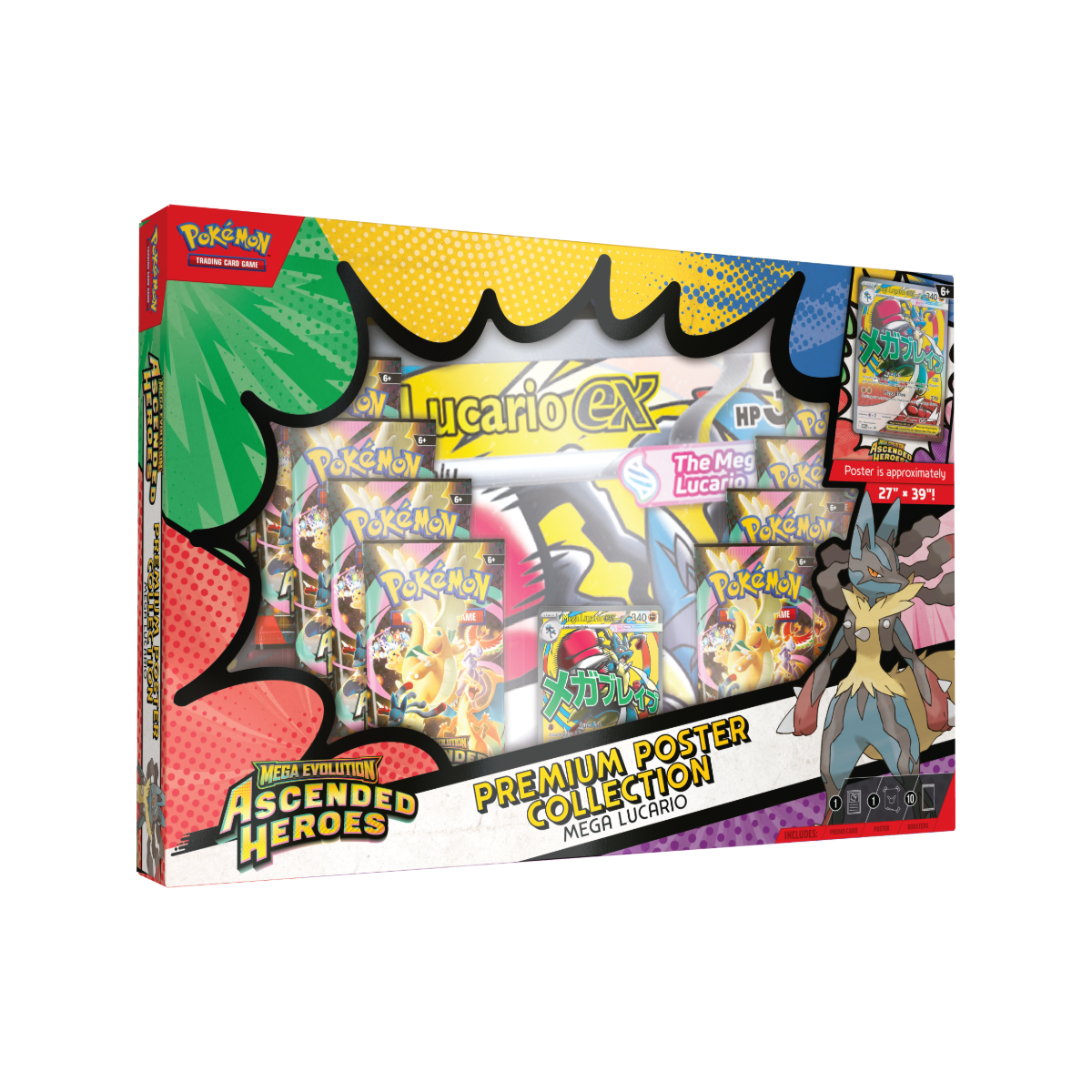 Pokémon – Mega Evolution: Ascended Heroes – Premium Poster Collection – Mega Lucario