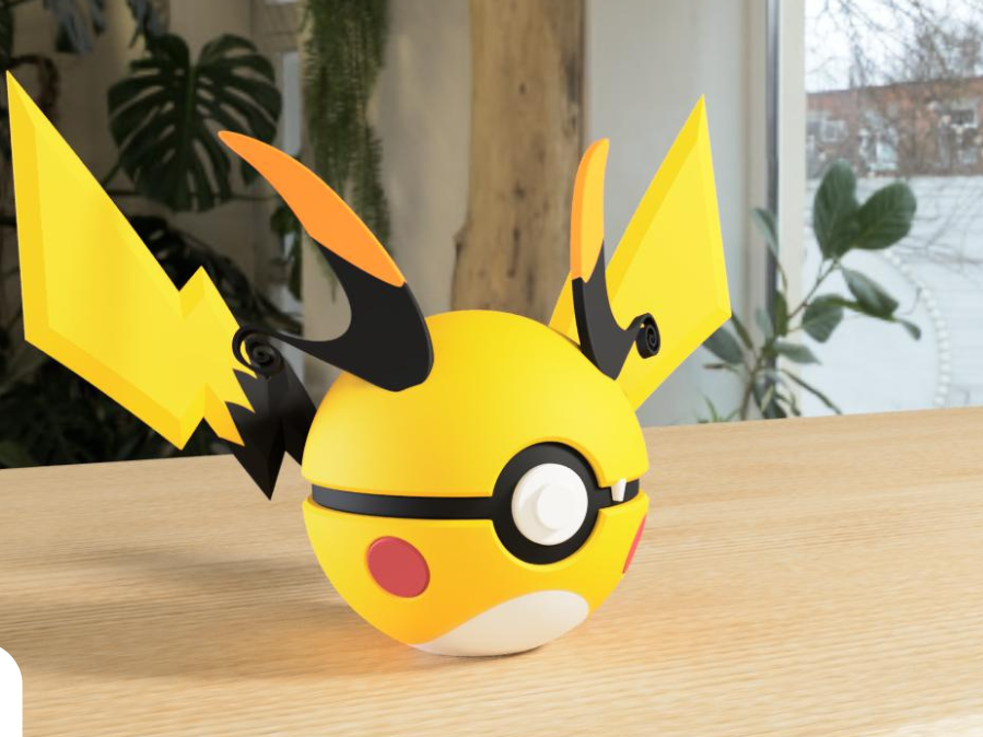 Mega Raichu X Pokeball