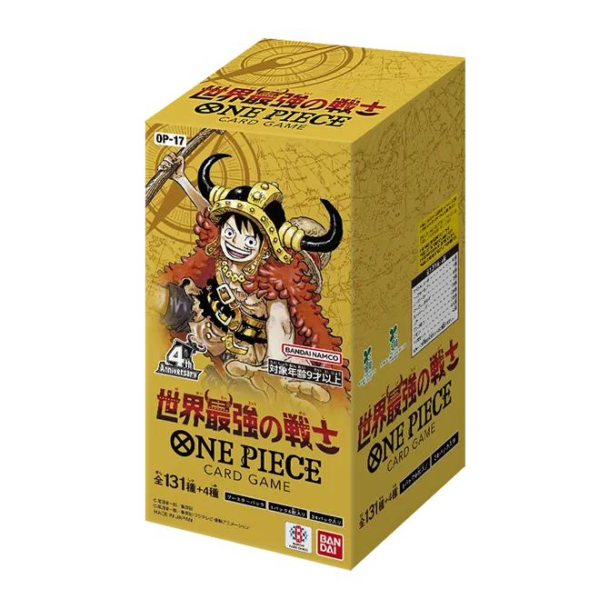One Piece Card Game -OP17- The World’s Strongest Warriors Display [JP]